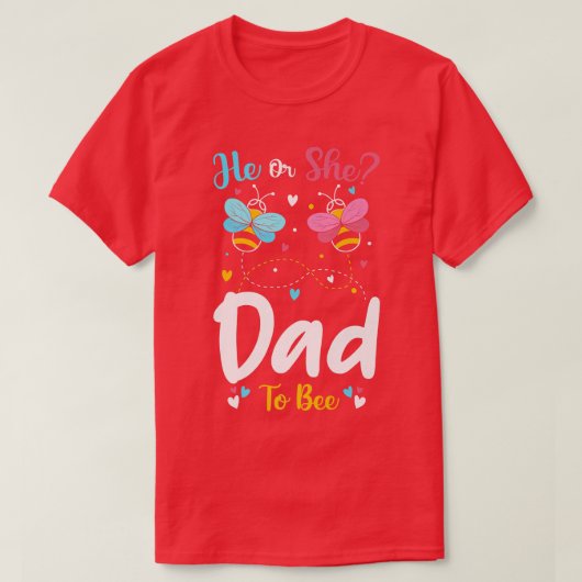 Er und sie haben Vater, die Genderoffenbarung zu w T-Shirt (Design vorne)