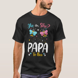 Er und sie Papa sollen die Genderoffenbarung bewah T-Shirt