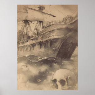 Er vergessenes Piratenschiff Poster