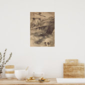 Er vergessenes Piratenschiff Poster (Küche)