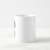 Er Verlasse nie Erntedank Christus für Jesus herun Kaffeetasse (Mittel)