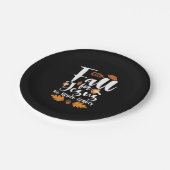 Er Verlasse nie Erntedank Christus für Jesus herun Pappteller (Schrägansicht)