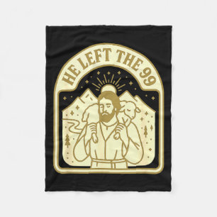 Er verließ die 99 christlichen Jesus, der die verl Fleecedecke