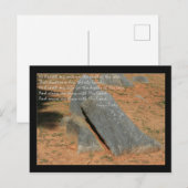 Er versteckt mein Soul Postkarte (Vorne/Hinten)