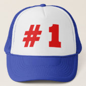 Er war #1 truckerkappe (Vorderseite)