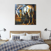 Er war ein Held Leinwanddruck (Insitu (Schlafzimmer))