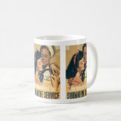 Er war für den U-Boot-Dienst Kaffeetasse (VorderseiteRechts)