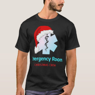 ER Weihnachtsfeiertage ICU-Pflege im Notfall-Raum  T-Shirt