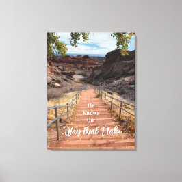 Er weiß, wie ich das nehme leinwanddruck