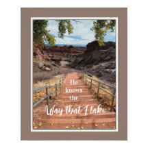 Er weiß, wie ich Poster nehme