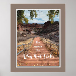 Er weiß, wie ich Poster nehme