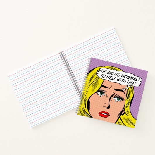 "Er Will normal?" Spiral Journal/Notebook Notizblock (Innenseite)