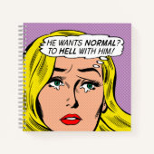 "Er Will normal?" Spiral Journal/Notebook Notizblock (Vorderseite)