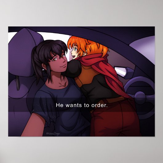 Er Will zur Ordnung Poster (Vorne)