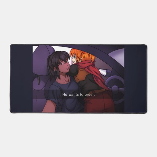 Er Will zur Ordnung Schreibtischunterlage (Vorderseite)