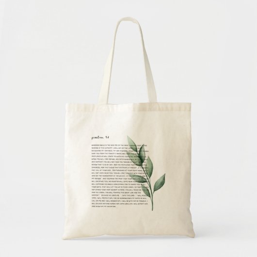 Er wird dich bewahren Psalm 91 Tasche (Vorne)