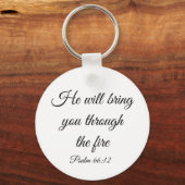 Er wird dich durch den Schlüsselanhänger bringen (Vorderseite)