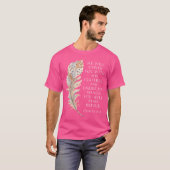 Er wird dich mit seinen Federn Jesus Bible ch. T-Shirt (Vorne ganz)