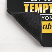 Er wird dich nicht versuchen lassen – Bibelvers Mousepad (Ecke)
