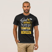 Er wird dich nicht versuchen lassen – Bibelvers T-Shirt (Vorne ganz)