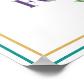 Er wird dich niemals verlassen noch dich verlassen poster (Ecke)