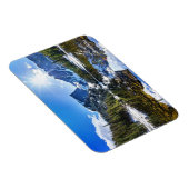 Er wird die Berge inspirierendes Foto Zitat zu bew Magnet (Rechte Seite)