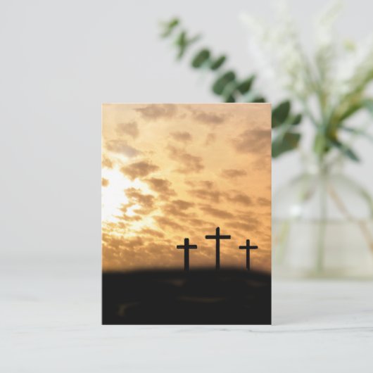 Er wird gestiegen! postkarte (Stehend Vorderseite)