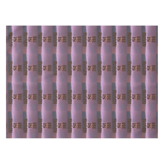 Er wird gestiegen tischdecke (Vorderseite (Horizontal))