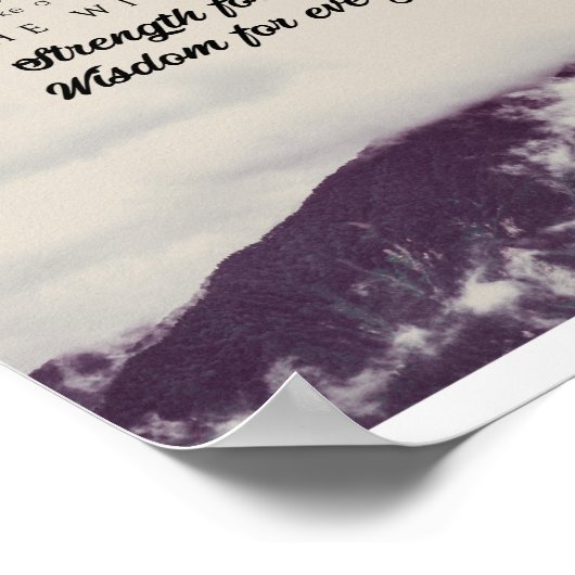 Er wird immer einen Weg finden Poster (Ecke)