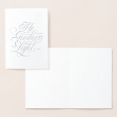 Er wird uns Güte und leichte Weihnachten bringen Folienkarte (Anzeige)