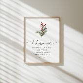 Er wird Weihnachts-Bibel-Poster genannt Poster