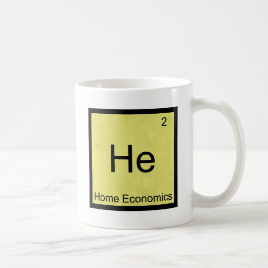 Er - Zuhause Economics Funny Chemistry Element Sym Kaffeetasse (Rechts)