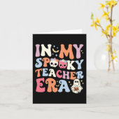 Era Halloween, Groovy Witchy T Karte (Gelbe Blume)