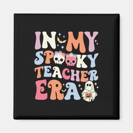 Era Halloween, Groovy Witchy T Magnet (Vorne)