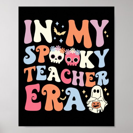 Era Halloween, Groovy Witchy T Poster (Vorne)