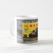 ERA U.S. ARMY BOOK COFFEE TASSE des Zweiten Weltkr (Vorderseite Links)