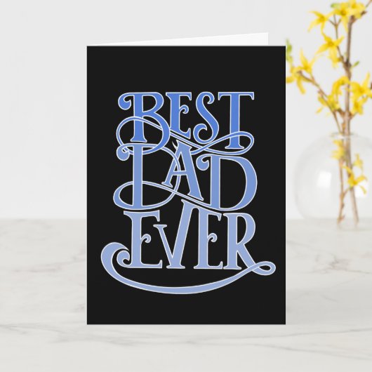 Erarbeitung eines Skripts Best Vater Ever Vathers  Karte (Gelbe Blume)