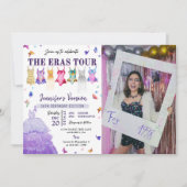 Eras Birthday Party Foto Einladung (Vorderseite)