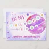 Eras Birthday Party Friendship Bracelet Dankeskarte (Vorderseite)