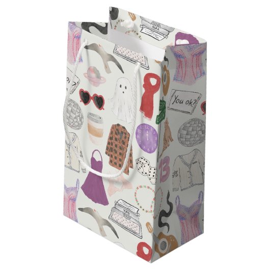 Eras Gift Bag Kleine Geschenktüte (Rückseite Schrägansicht)