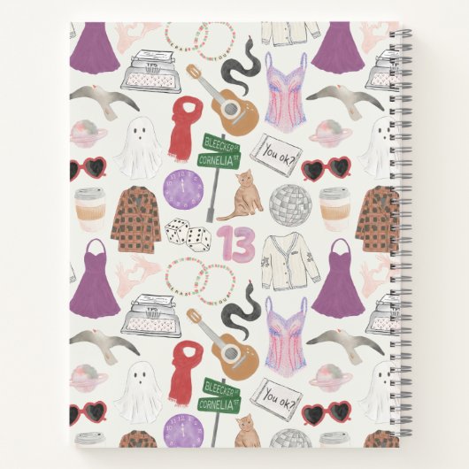 Eras Notebook für Mädchen Notizblock (Rückseite)