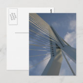 Erasmus-Brücke, Rotterdam Postkarte (Vorne/Hinten)
