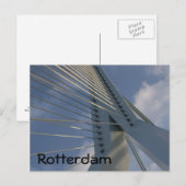 Erasmus-Brücke, Rotterdam Postkarte (Vorne/Hinten)