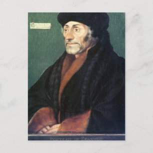 Erasmus von Rotterdam Postkarte
