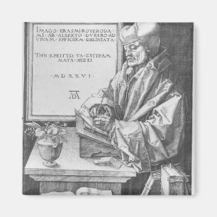 Erasmus von Rotterdam von Rotterdam, 1526 Magnet