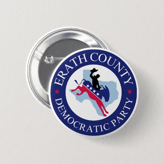 Erath Democrats Button (Vorne & Hinten)