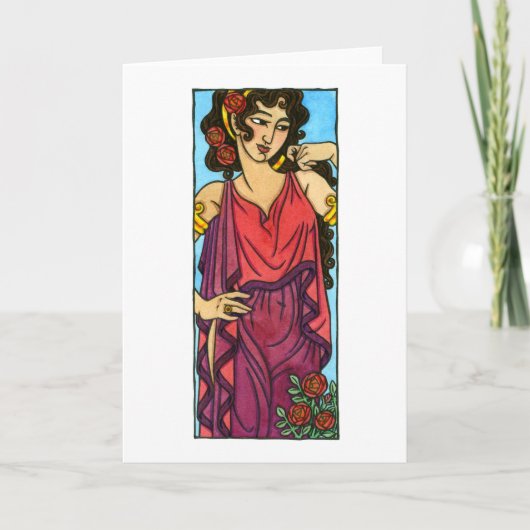 Erato Greeting Card Karte (Vorderseite)