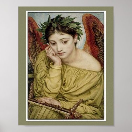 "Erato, Muse of Lyric Poetry" Poster (Vorne)