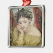 "Erato, Muse of Lyric Poetry" Silbernes Ornament (Links)