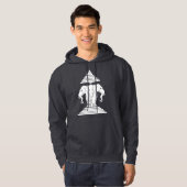 Erawan drei ging ElefantLao/Laos-Flagge voran Hoodie (Vorne ganz)